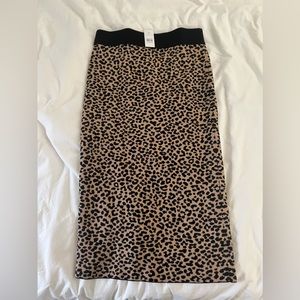 Sweater pencil skirt